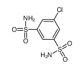 5-chlorobenzene-1,3-disulfonamide结构式