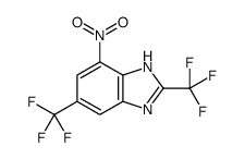 4-nitro-2,6-bis(trifluoromethyl)-1H-benzimidazole Structure