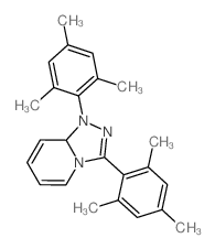1,2,4-Triazolo[4,3-a]pyridine,1,8a-dihydro-1,3-bis(2,4,6-trimethylphenyl)- Structure