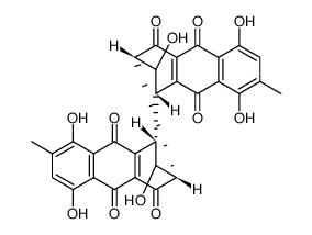 7,8,16,17-Tetrahydro-1,4,11,14,19,20-hexahydroxy-2,13-dimethyl-7,17:8,16-dimethanocyclodeca[1,2-b:5,6-b']dinaphthalene-5,6,9,10,15,18-hexone picture