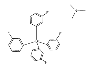trimethylammonium tetrakis(3-fluorophenyl)borate结构式