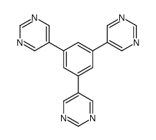 5-[3,5-di(pyrimidin-5-yl)phenyl]pyrimidine结构式