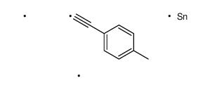 trimethyl-[2-(4-methylphenyl)ethynyl]stannane结构式
