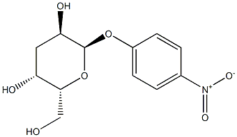 4-Nitrophenyl 3-deoxy-α-D-xylo-hexopyranoside Structure