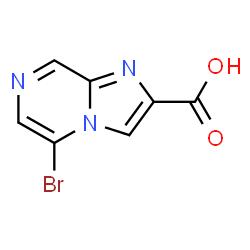 5-bromoimidazo[1,2-a]pyrazine-2-carboxylic acid Structure