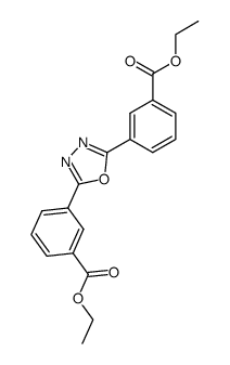 diethyl 3,3'-(1,3,4-oxadiazole-2,5-diyl)dibenzoate结构式