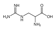 alpha-amino-beta-guanidinopropionic acid结构式