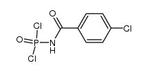 N-(4-chloro-benzoyl) phosphoramidic dichloride Structure