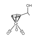 (η6-1-phenylethnol)tricarbonylchromium(0) Structure