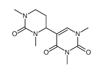 3,4,5,6-Tetrahydro-1,1',3,3'-tetramethyl-4,5'-bipyrimidine-2,2',4'(1H,1'H,3'H)-trione structure