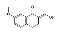 2-(hydroxymethylidene)-7-methoxy-3,4-dihydronaphthalen-1-one Structure