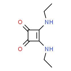 3-Cyclobutene-1,2-dione,3,4-bis(ethylamino)-(9CI) Structure