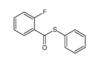 S-phenyl 2-fluorobenzenecarbothioate Structure