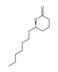 (R)-6-heptyltetrahydropyran-2-one Structure