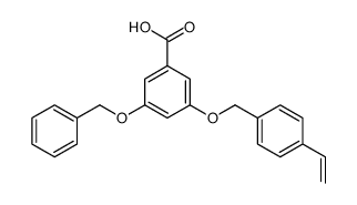 3-[(4-ethenylphenyl)methoxy]-5-phenylmethoxybenzoic acid结构式