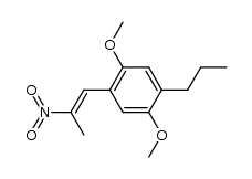 2,5-Dimethoxy-4-propyl-β-methyl-β-nitrostyrol结构式