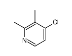 Pyridine, 4-chloro-2,3-dimethyl- (9CI) Structure