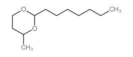 2-庚基-4-甲基-1,3-二恶烷结构式