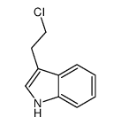 3-(2-氯乙基)-1H-吲哚结构式