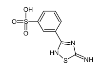 3-(5-amino-1,2,4-thiadiazol-3-yl)benzenesulfonic acid结构式