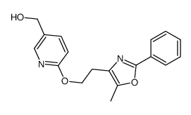 [6-[2-(5-methyl-2-phenyl-1,3-oxazol-4-yl)ethoxy]pyridin-3-yl]methanol Structure