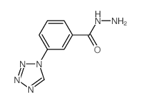 3-(1H-四唑-1-基)苯并肼结构式