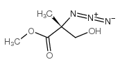 Propanoic acid, 2-azido-3-hydroxy-2-methyl-, methyl ester, (2R)- (9CI) picture