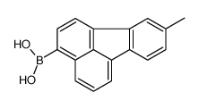 (9-methylfluoranthen-3-yl)boronic acid结构式