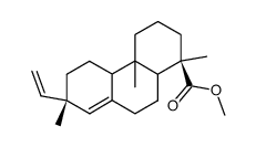 pimara-8(14),15-dien-18-oic acid methyl ester Structure