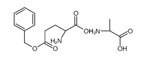 (2S)-2-amino-5-oxo-5-phenylmethoxypentanoic acid,(2S)-2-aminopropanoic acid Structure