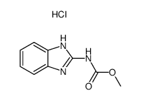 methyl 1H-benzimidazol-2-ylcarbamate monohydrochloride结构式