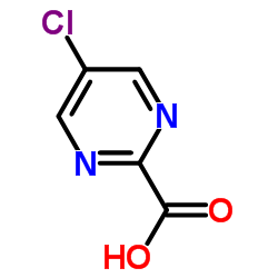 5-Chloro-2-pyrimidinecarboxylic acid structure