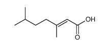 3,6-dimethylhept-2-enoic acid Structure
