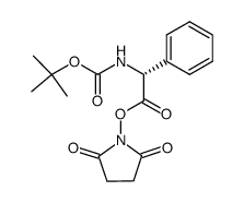 Boc-NCCH(Ph)COOSu Structure