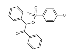 Benzoin-p-chlorphenylsulfonester结构式