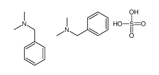 N,N-dimethyl-1-phenylmethanamine,sulfuric acid结构式