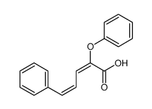 2-phenoxy-5-phenylpenta-2,4-dienoic acid Structure