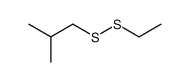 ethyl-isobutyl-disulfane Structure