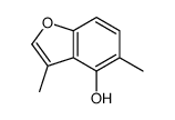 3,5-dimethyl-1-benzofuran-4-ol结构式