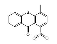 4-methyl-1-nitrothioxanthen-9-one结构式