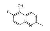 6-fluoro-2-methyl-quinolin-5-ol结构式