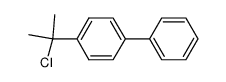 4-(α-chloro-isopropyl)-biphenyl结构式