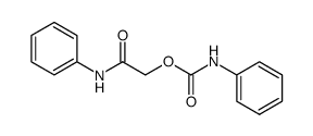 phenylcarbamoyloxy-acetic acid anilide Structure