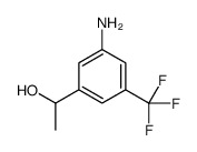 1-[3-amino-5-(trifluoromethyl)phenyl]ethanol结构式