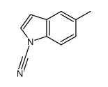 5-Methyl-1H-indole-1-carbonitrile结构式