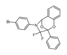 4-(4-bromophenyl)-3,3-difluoro-2-phenyl-2,3,4,5-tetrahydro-2,5-epoxybenzo[f][1,4]oxazepine Structure