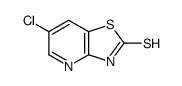 6-氯-2-疏基噻唑并[4,5-b]吡啶结构式