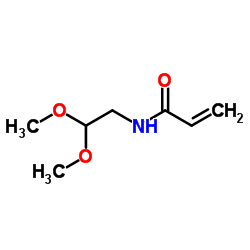 N-acrylamidoacetaldehyde dimethyl acetal structure