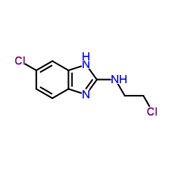 6-Chloro-N-(2-chloroethyl)-1H-benzimidazol-2-amine Structure
