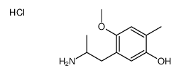 5-(2-aminopropyl)-4-methoxy-2-methylphenol,hydrochloride结构式